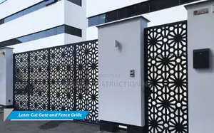 Laser Cut Iron Gate