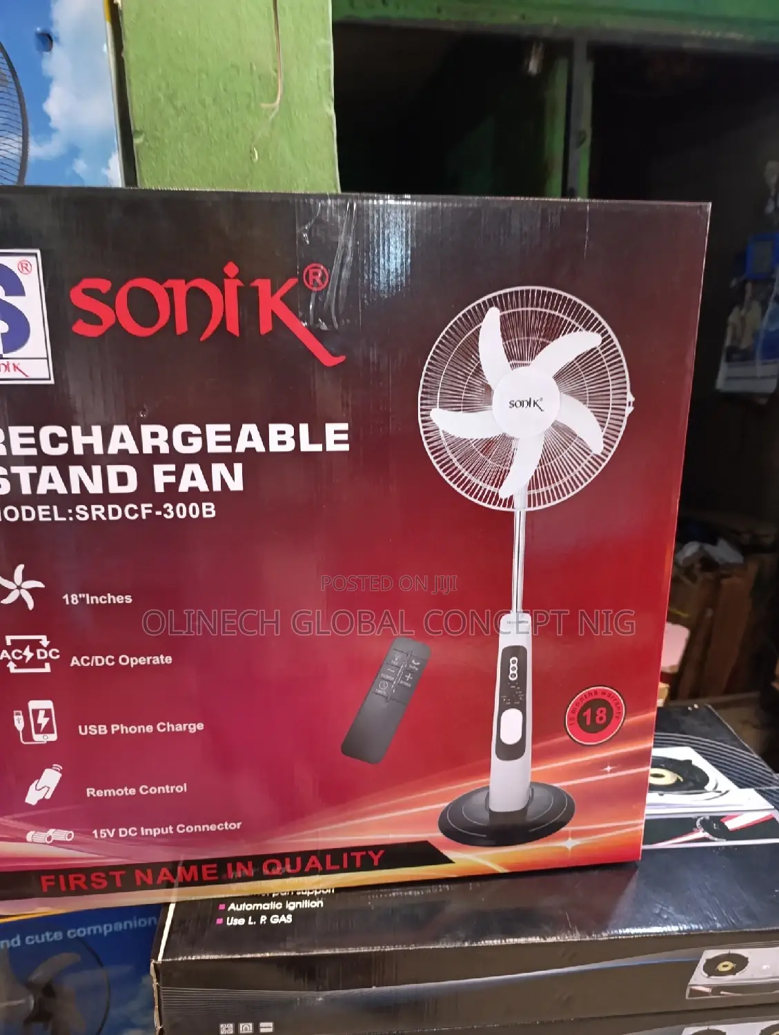 Rechargeable Standing Fan
