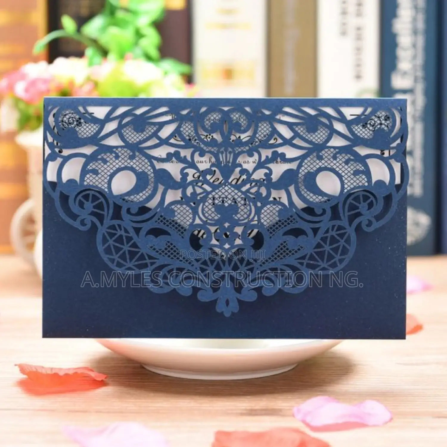 Black Laser Cut Design