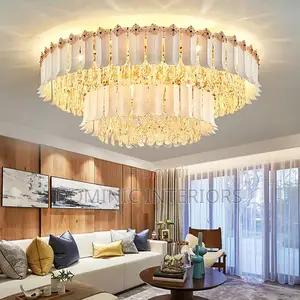Ceramic Feather Ceiling Lights /800mm