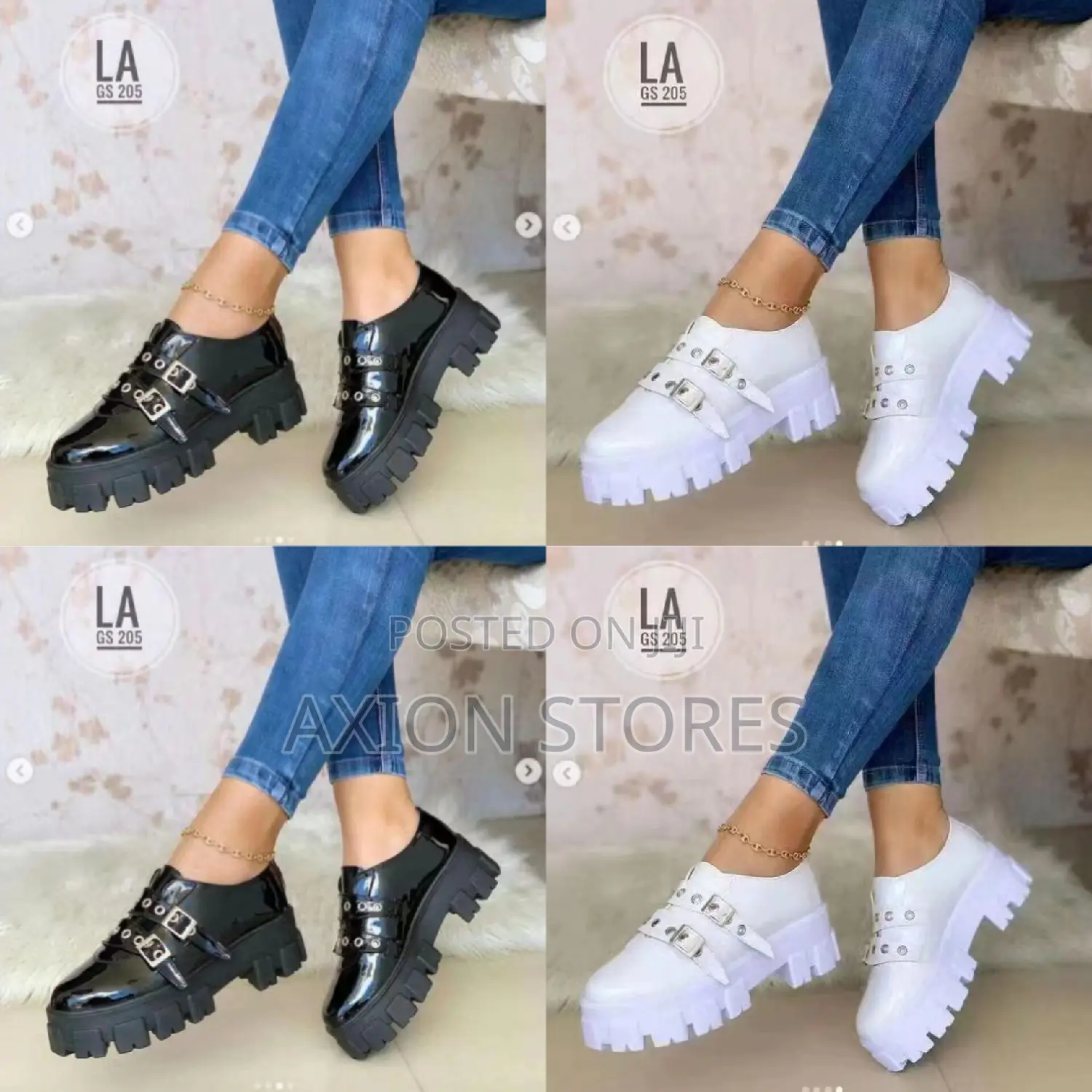 Quality Fashion Buckle Shoes