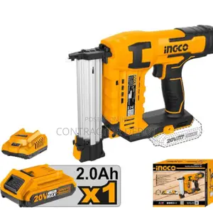 Ingco Lithium-Lon Brad Nailer With 2.0ah Battery Charger