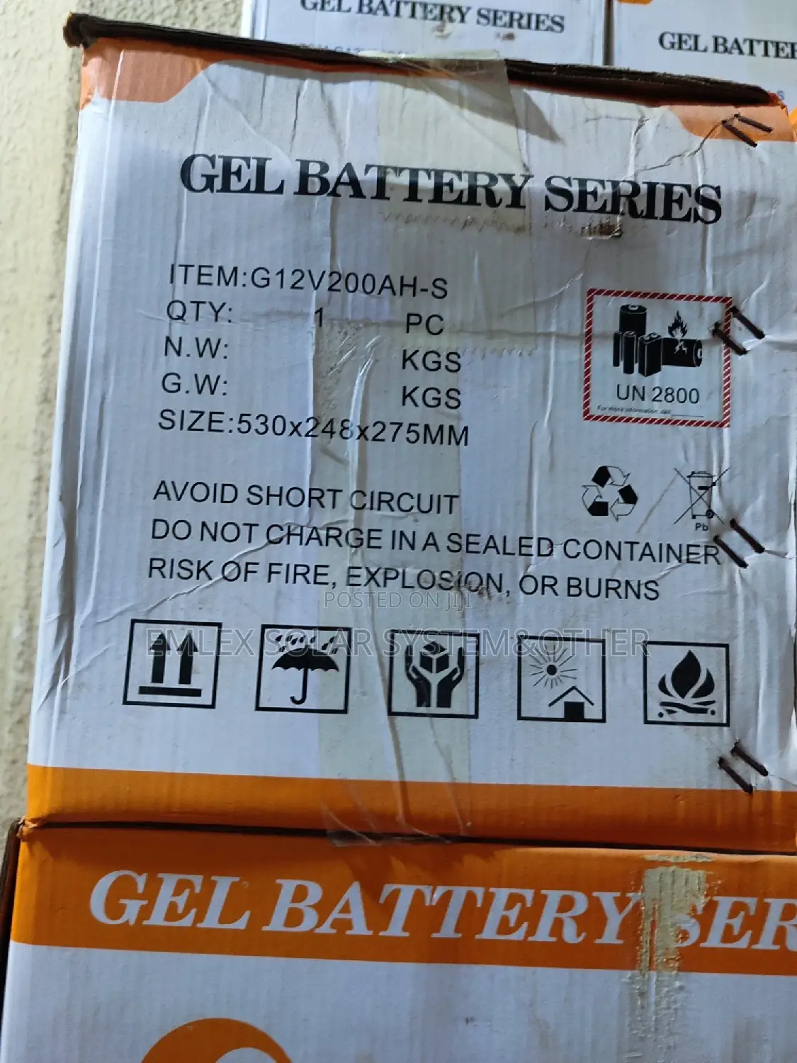 Gel Solar Battery