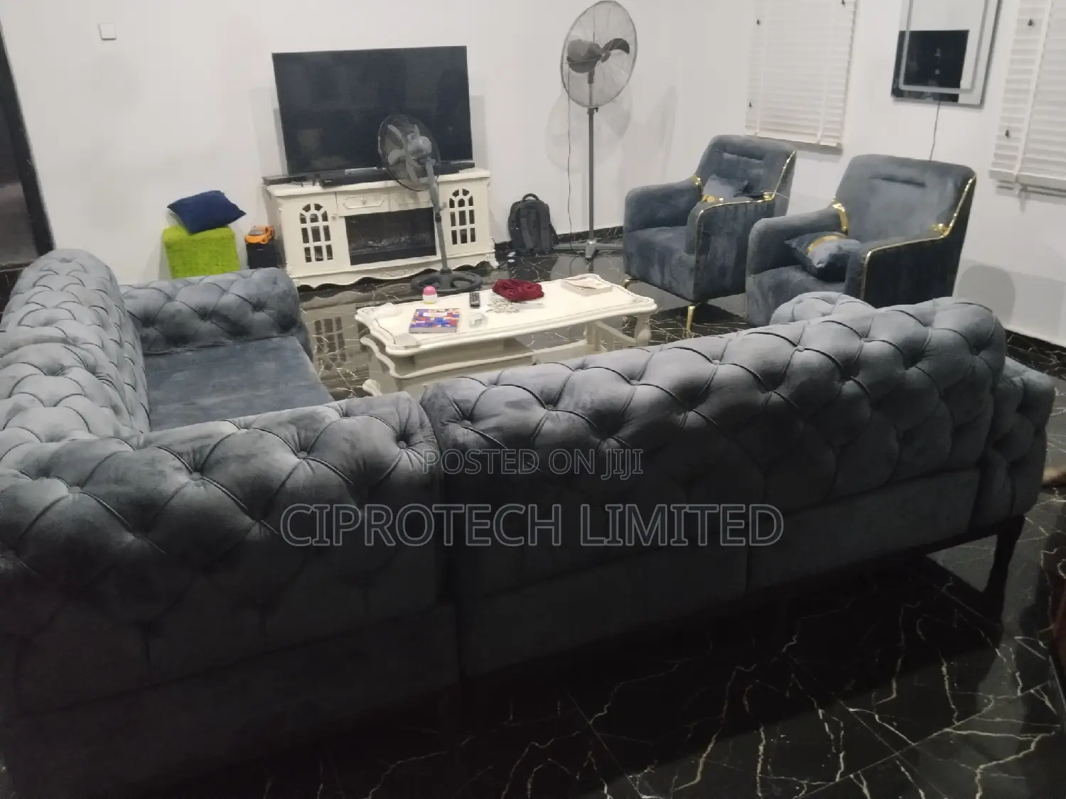 Sofa L Shaped With 2 Singles