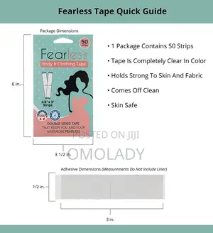Fearless Double Sided Tape-50 Strips