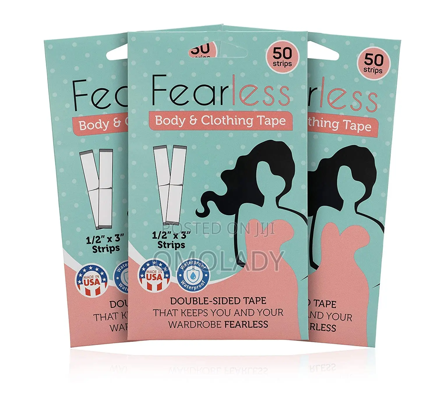 Fearless Double Sided Tape-50 Strips