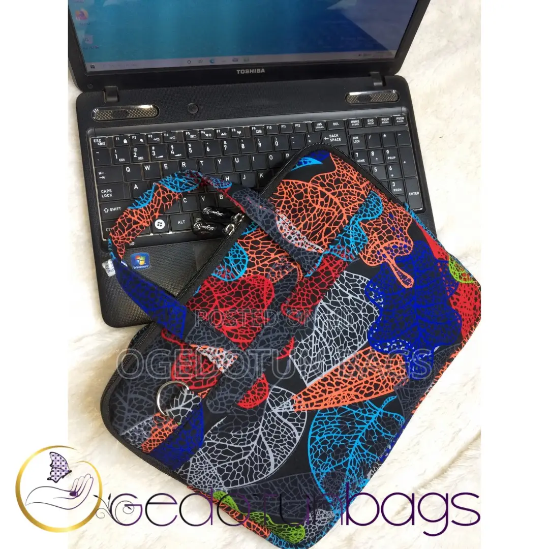 African Print Laptop Bag