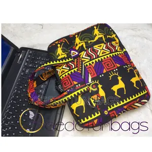 African Print Laptop Bag