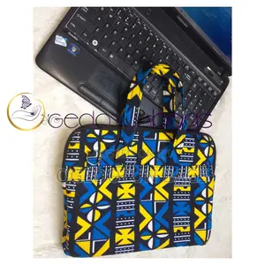 African Print Laptop Bag