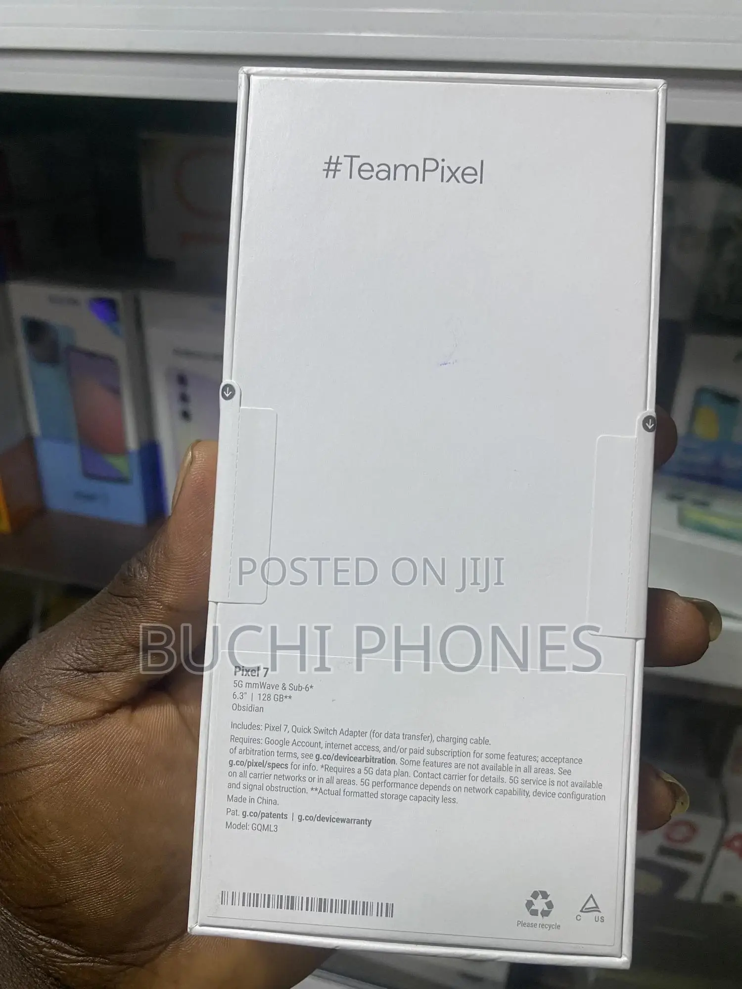 New Google Pixel 7 128 GB Black