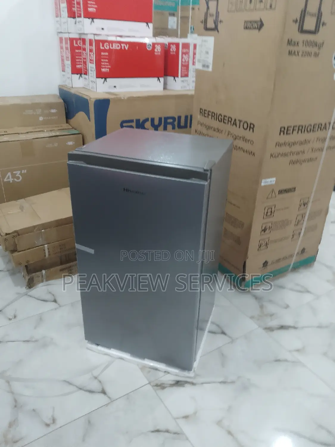 Low Noise Hisense Top Freezer Refrigerator 90L
