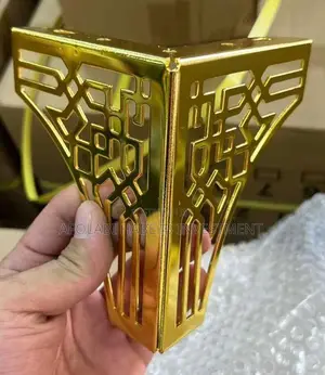 Gold Sofa Leg (Basket Weave)