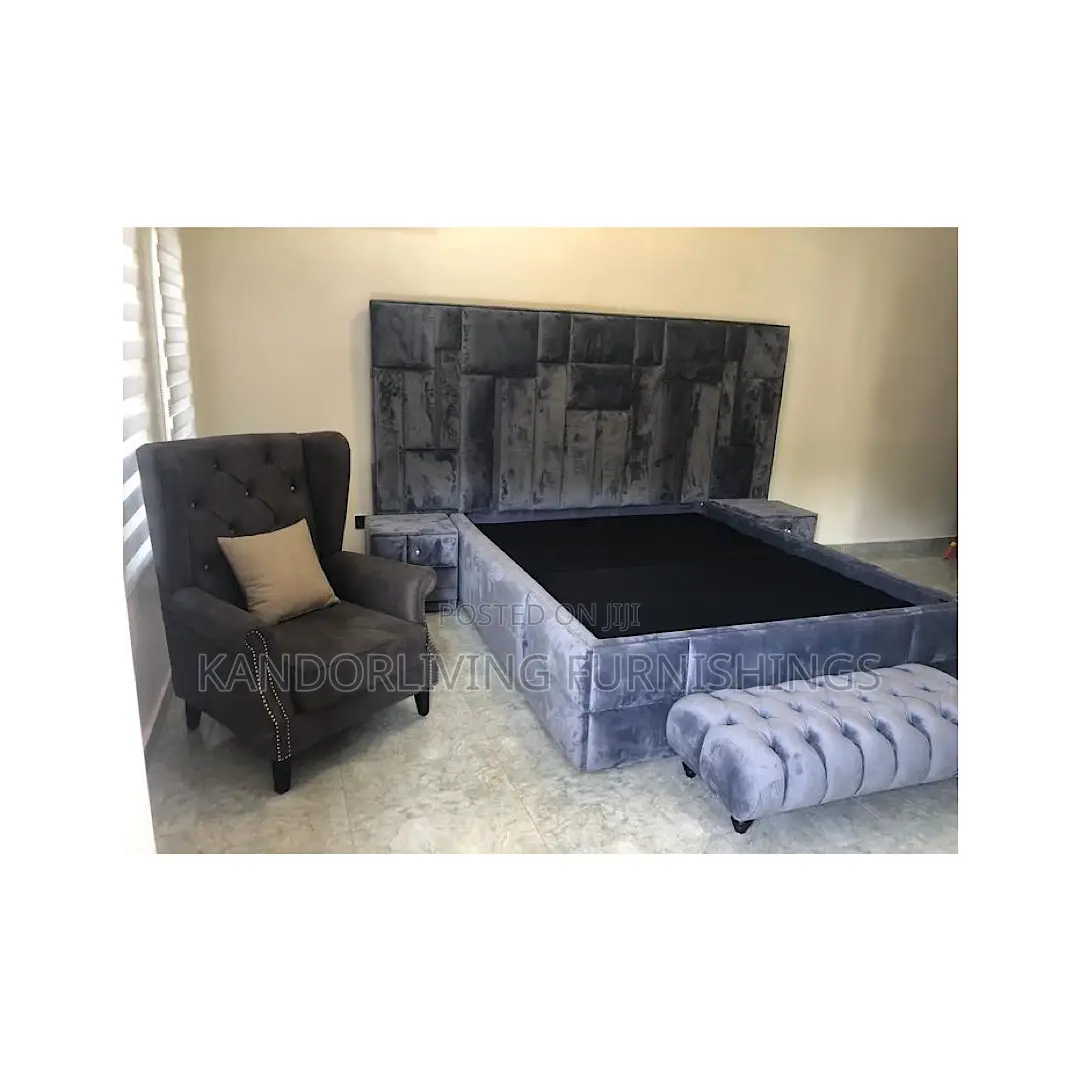 6 by 6 Set of Bed Frame With Sofa