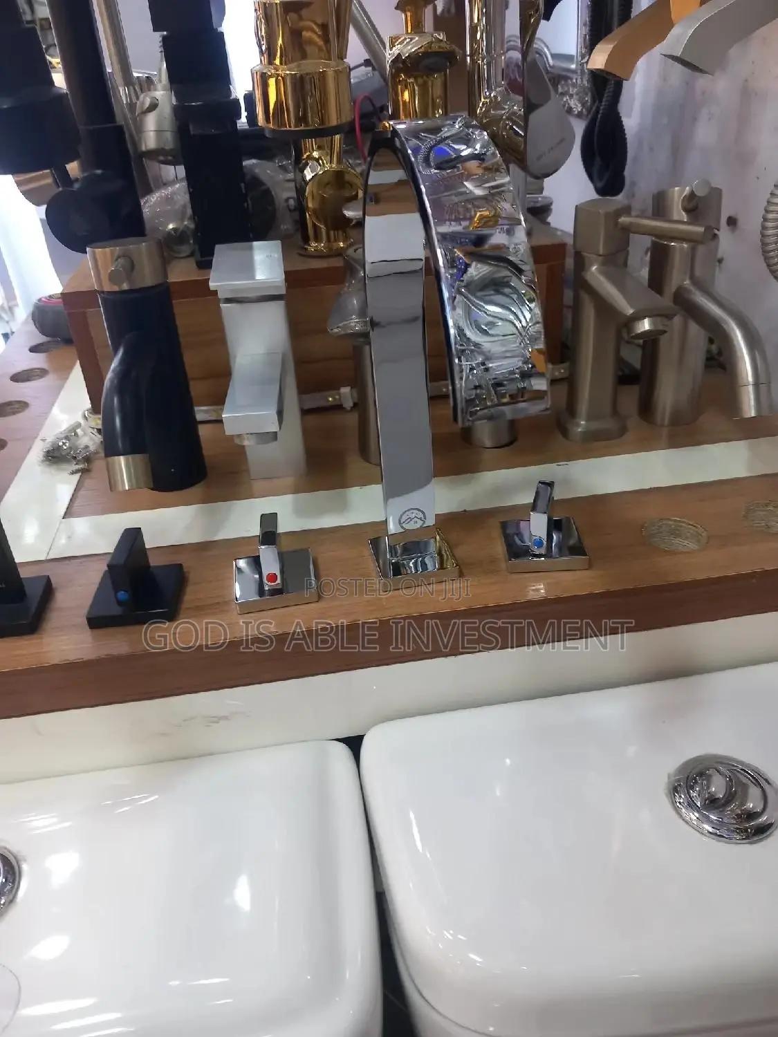 Chrome Hot Cold Tap