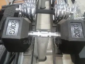 Coated Hexagon Dumbbell