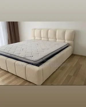 4.5 by 6 Luxury Bed Frame With Ottoman.