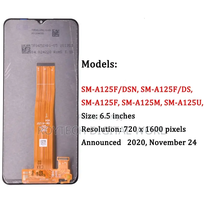 Samsung A10, A11, A12, A13, A14 Replacement Screen