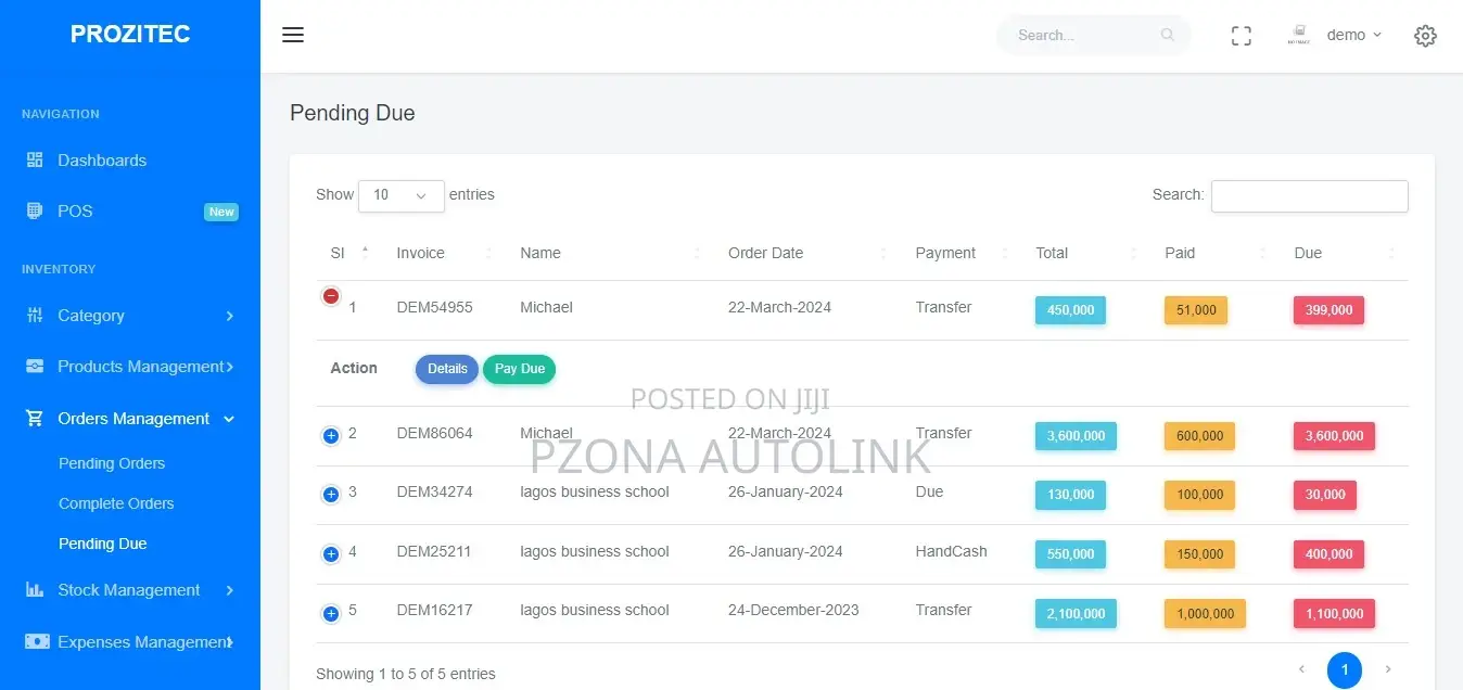 Point Of Sale And Inventory Solution