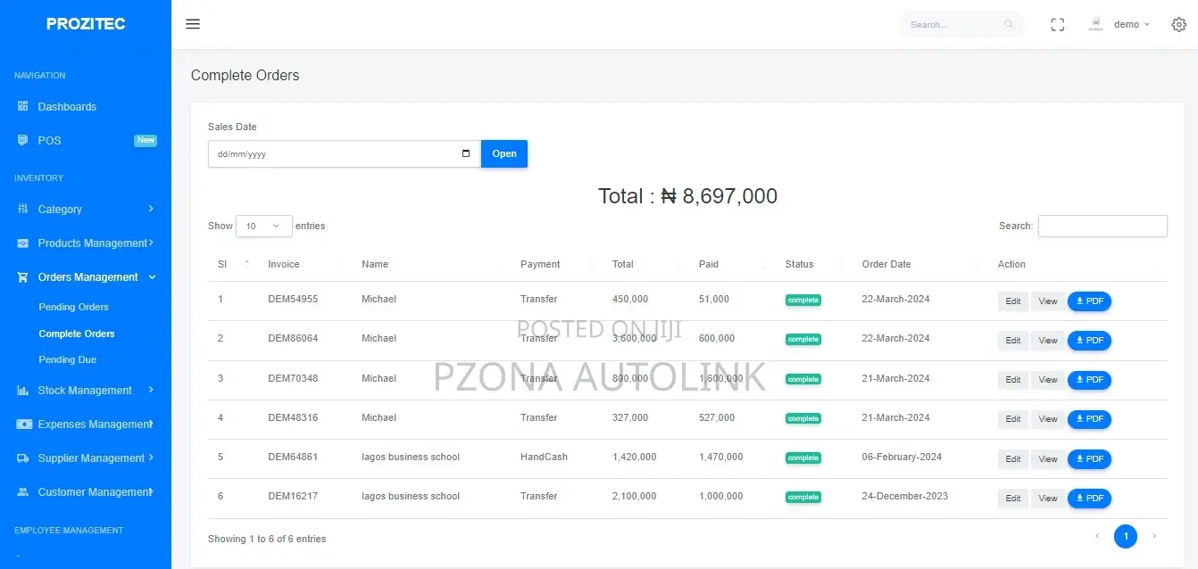 Point Of Sale And Inventory Solution