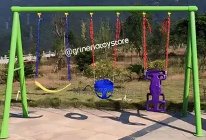4 Seaters Outdoor Playground Swing