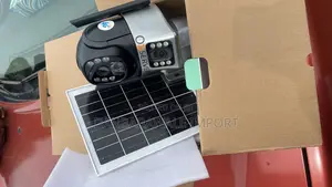 Observer Dual Lens Solar Cctv 4g Security Camera Black