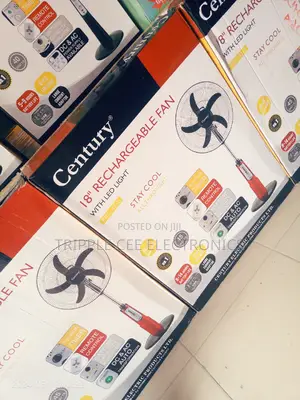 Photo - Century 18 Inches Rechargeable Fan With Led Light