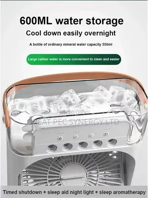 Mini Rechargeable Fan (With Mist Spray)