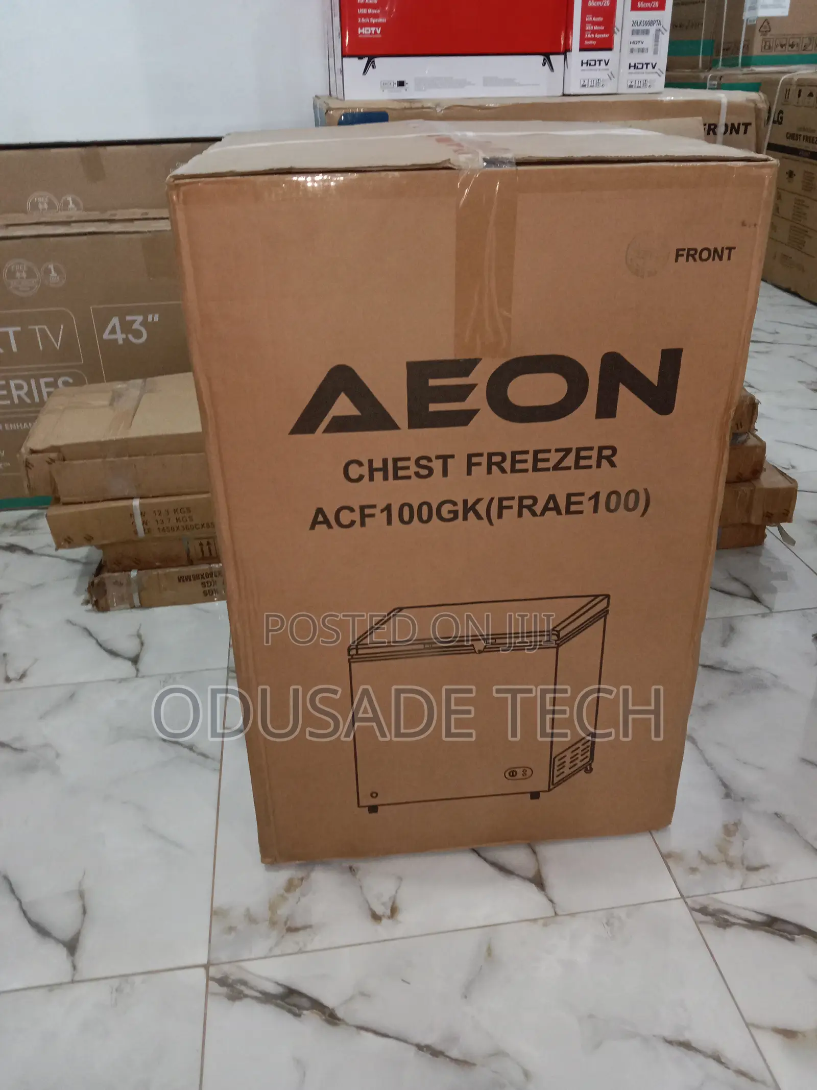 100l Powerful Aeon Afc100gk Chest Freezer