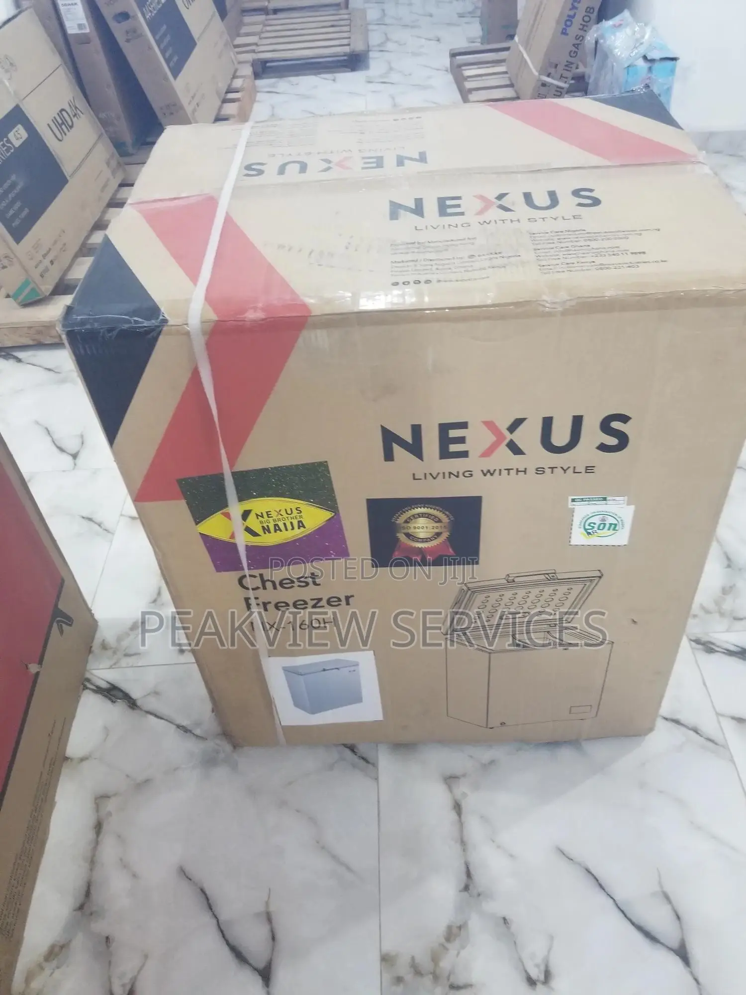 Most Recognized Nexus 150litres Chest Freezer Silver Colour