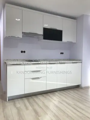 Modular Kitchen Cabinet in High Gloss.