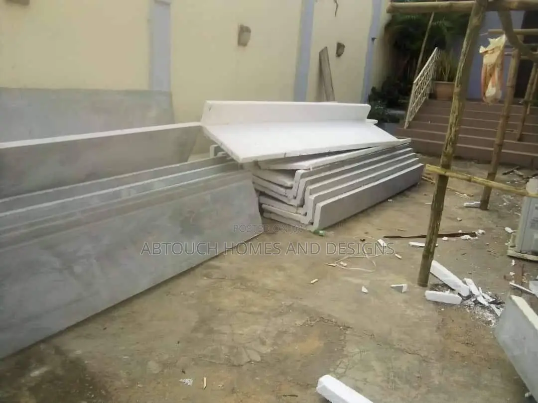 Polystyrene Parapet and Window Hood.