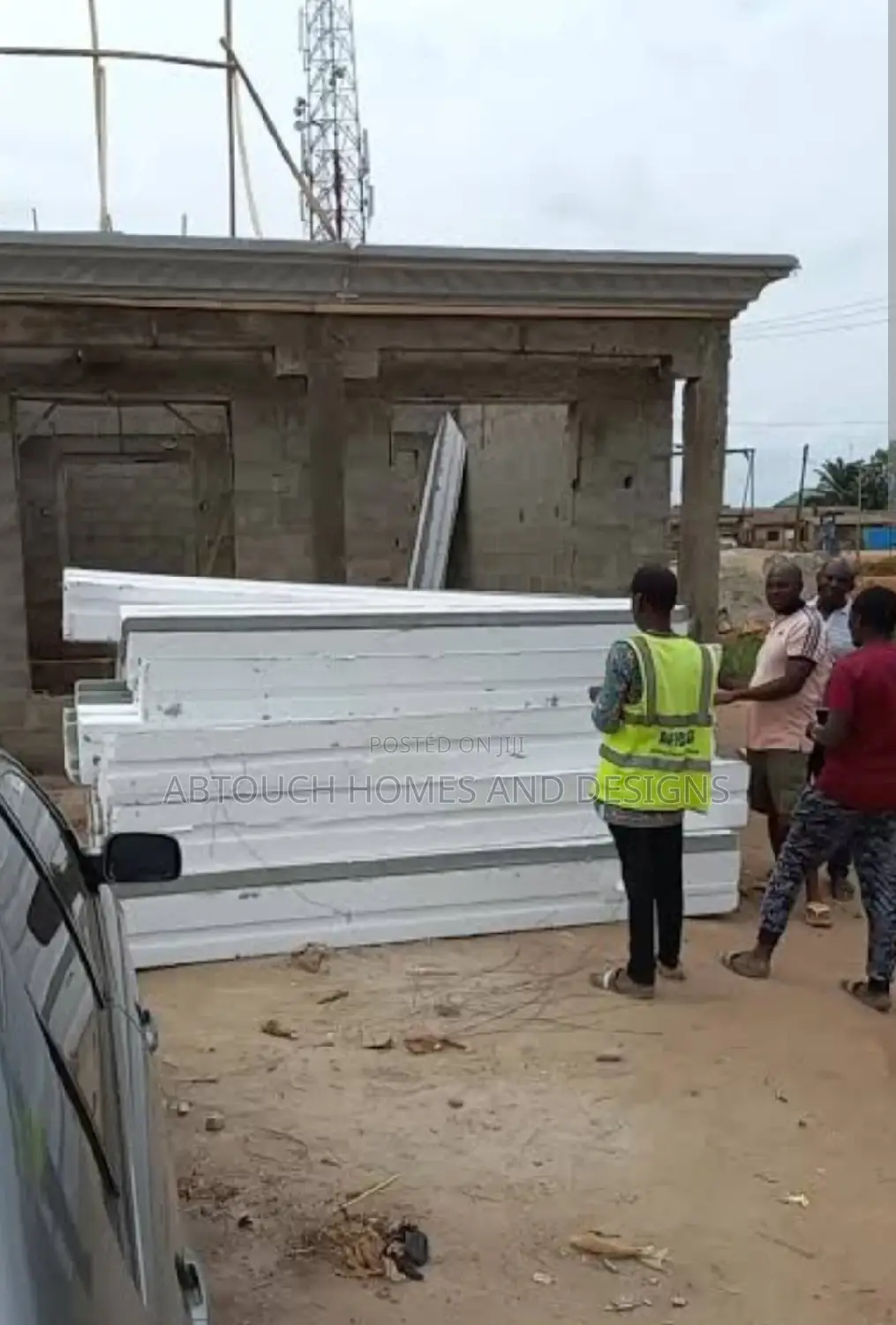Polystyrene Parapet and Window Hood.
