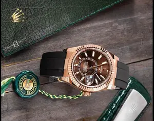 Original Sky Dweller Rolex Black Rubber Watch Is Available