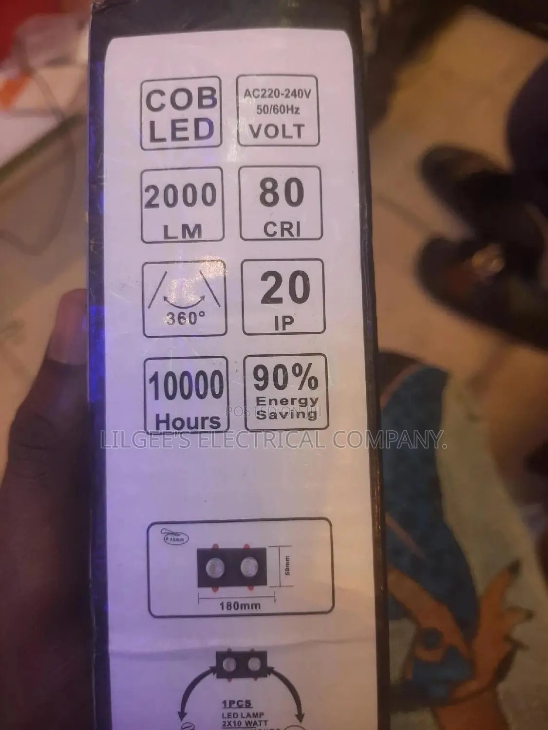 Double Recess Cob Down Light