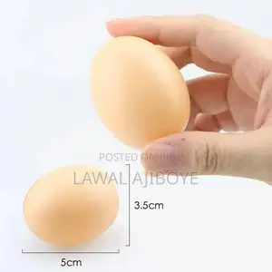 30pcs Fake Eggs Toys For Children Kitchen Simulation Egg Mod