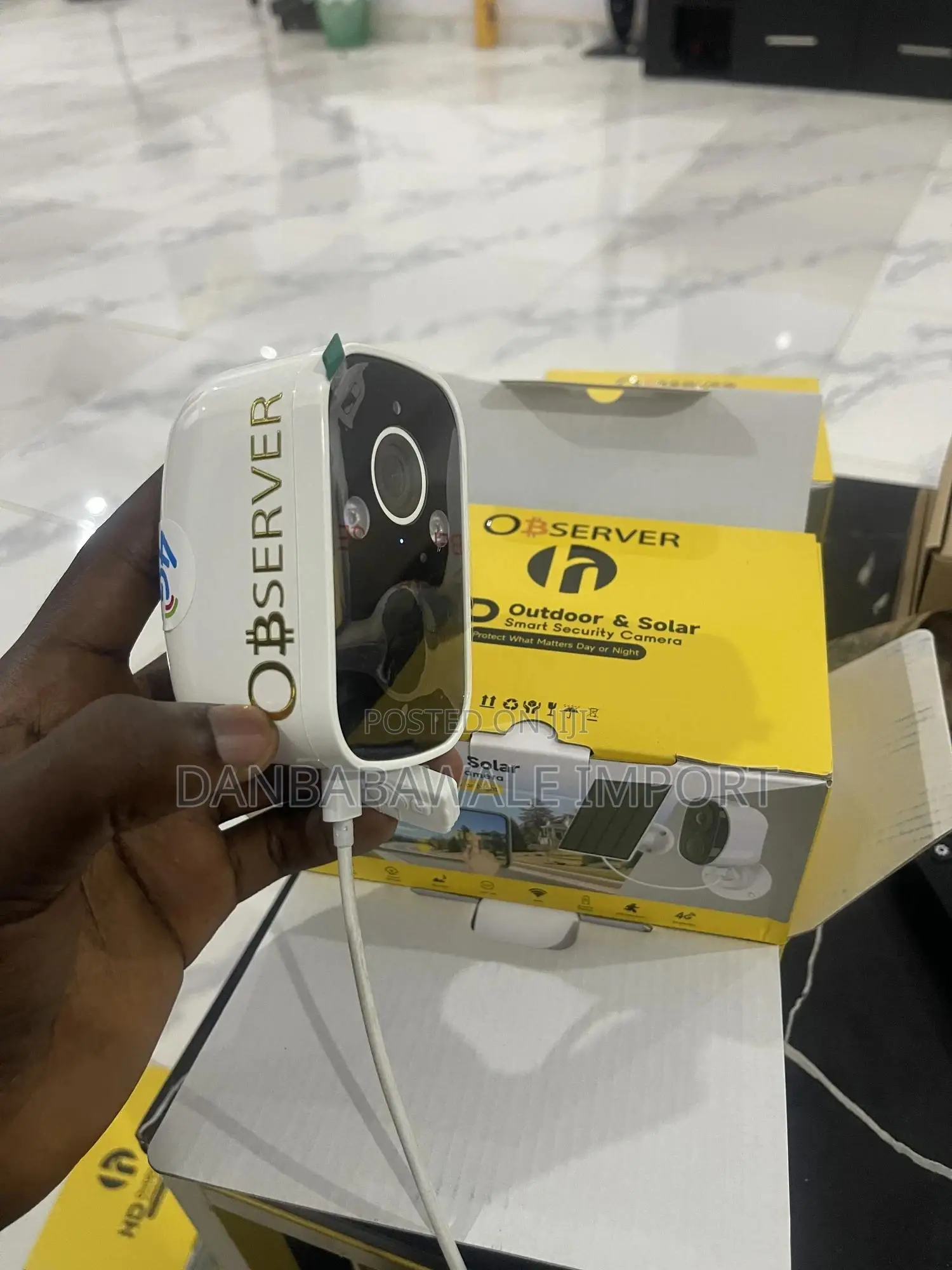 Indoor Camera CCTV Portable Small Size Solar Outdoor