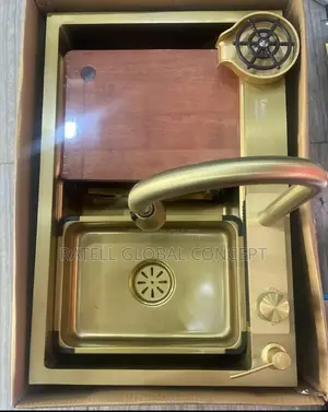 Gold Multifunction Kitchen Sink