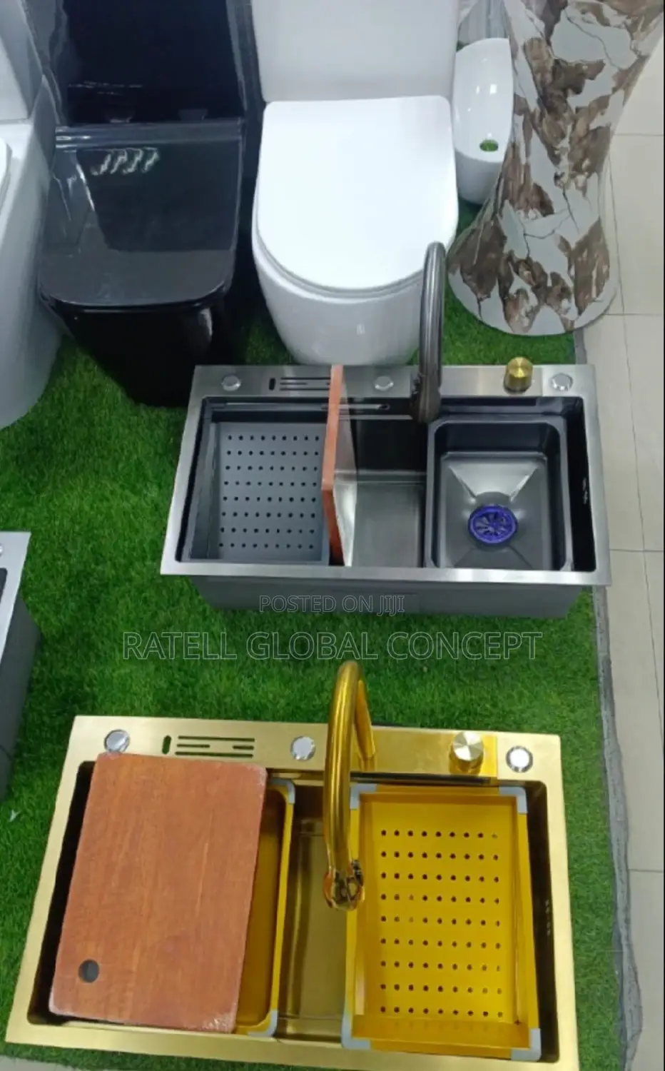 Gold Multifunction Kitchen Sink