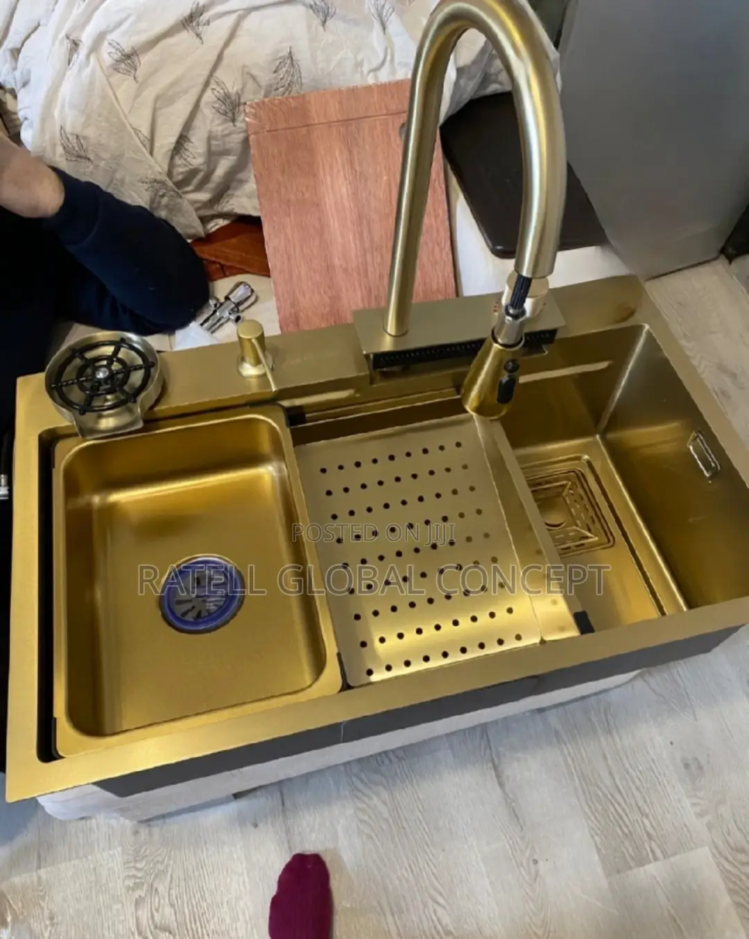 Gold Multifunction Kitchen Sink