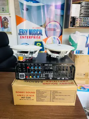 Complete Setup 4pcs and 1 Amplifier Ceiling Speakers