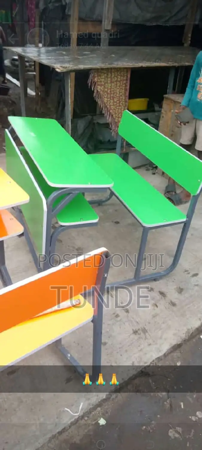 School Bench and Chair