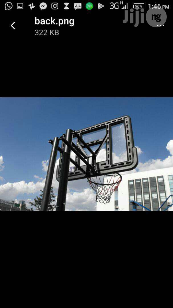 Fiber Glass Basketball Stand