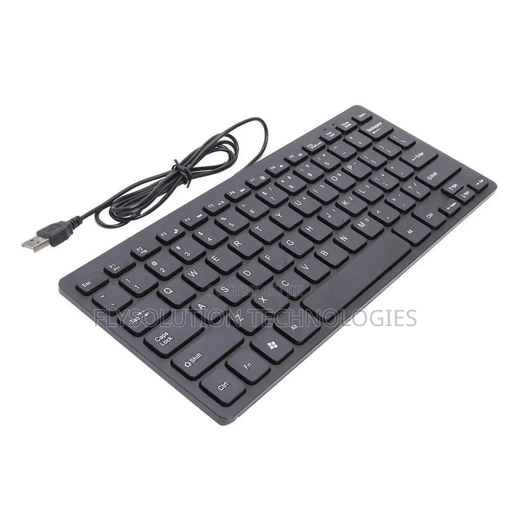 Super Slim USB Mini Wired Keyboard