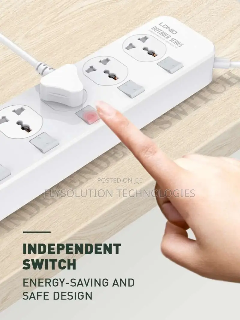 LDNIO Socket 4 Socket + 4 USB Port 4 + 4 USB AUTO ID