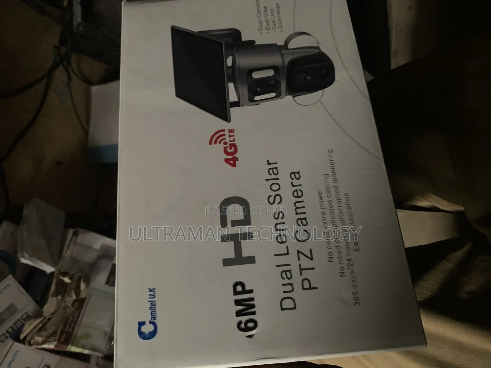 6mp Dual Lens Solar PTZ Camera