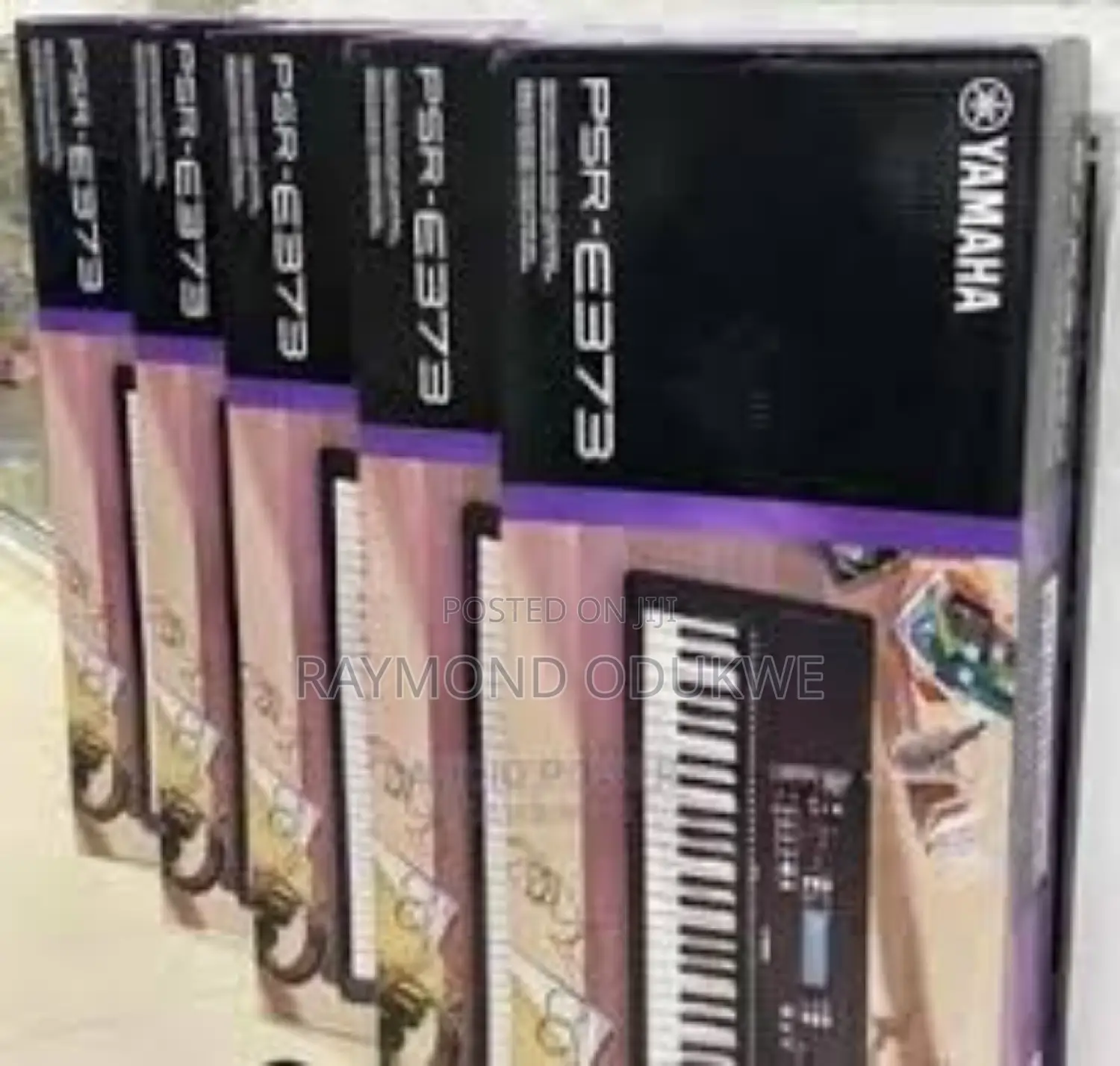 Yamaha PSR-E373 Keyboard With Adapter