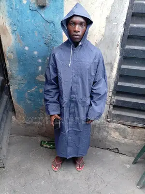 Gown Blue Rain Coat