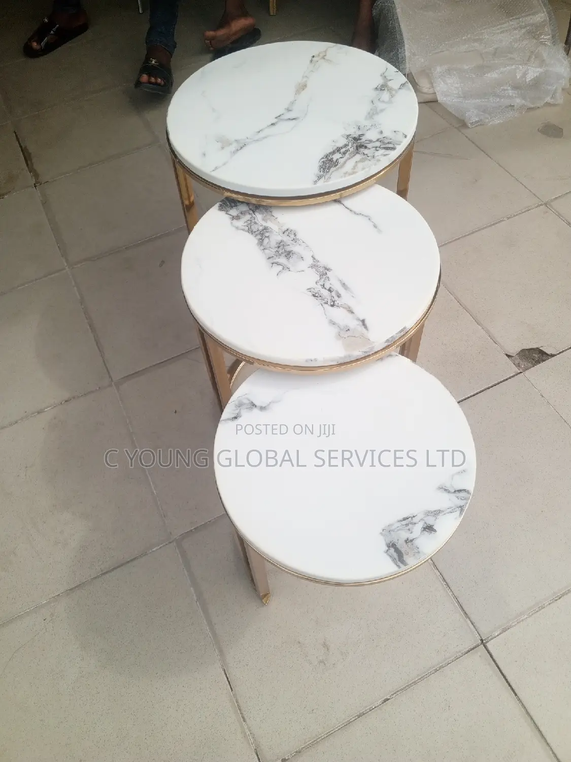 Side Stool Marble 3 in 1