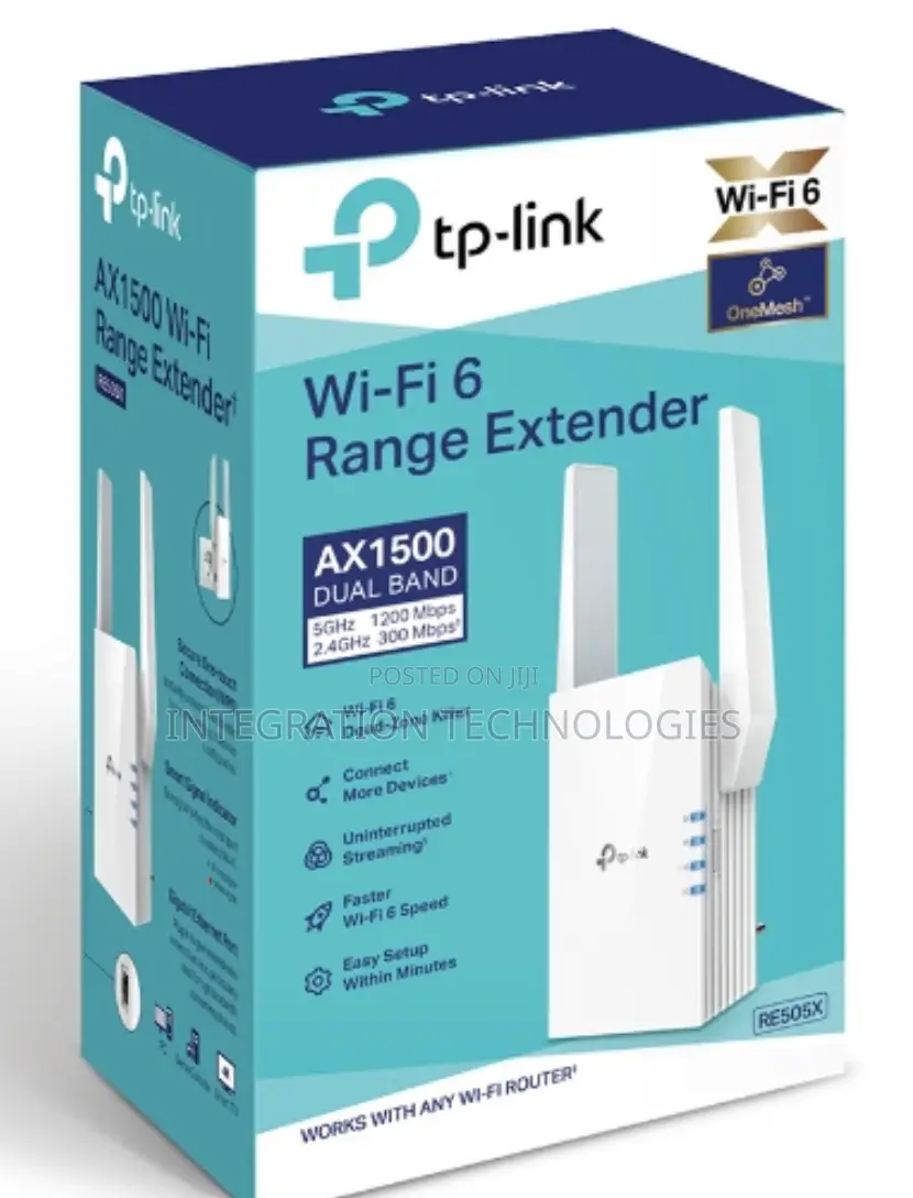 Tp-Link RE505X AX1500 Wi-Fi 6 Range Extender