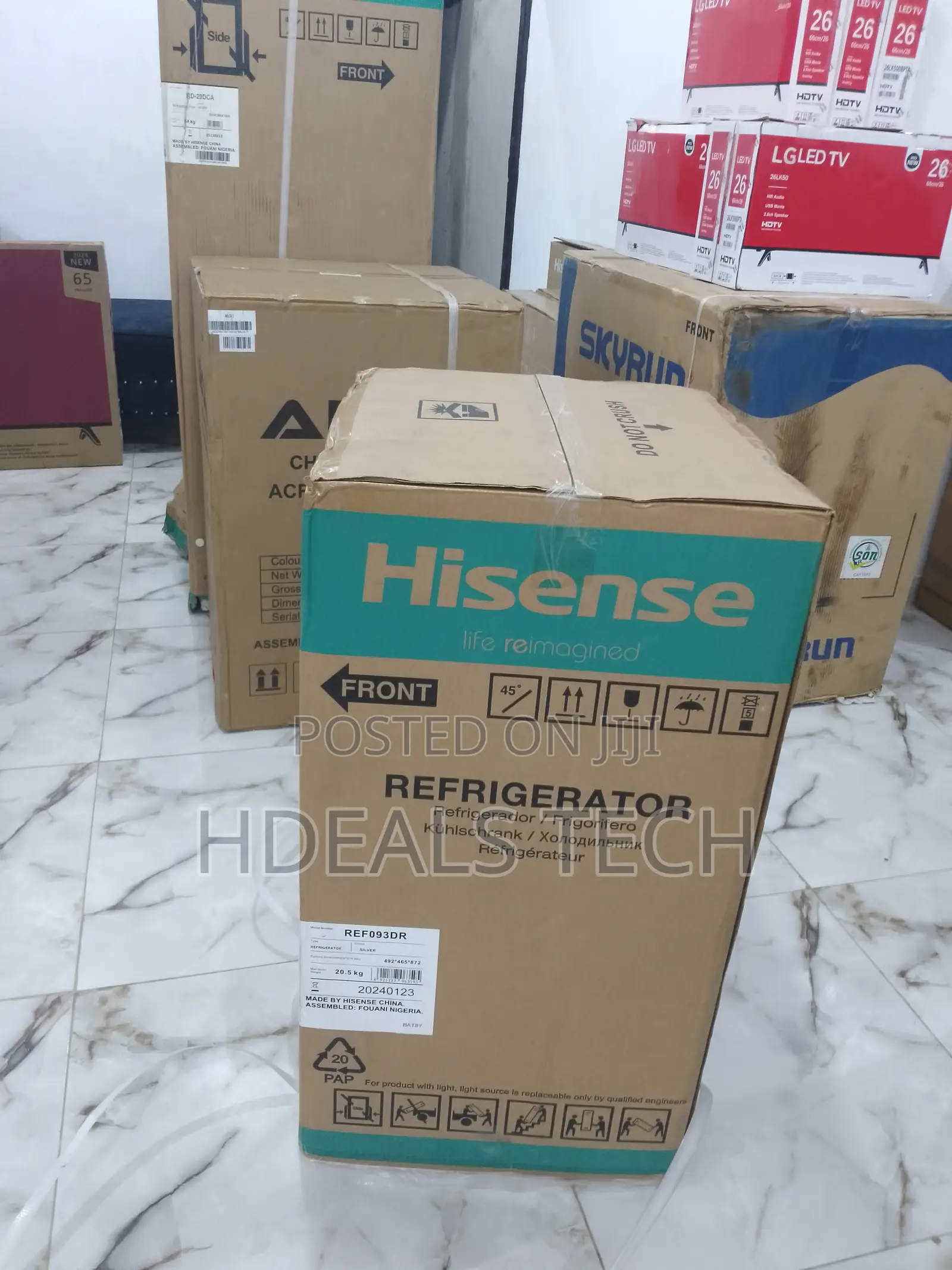 Convinent 90litres Hisense Ref093dr Refrigerator.
